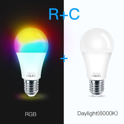 ハブは5ghz AlexaおよびGoogleの家と互換性があるスマートな球根LED RGBW色の変更を要求しなかった